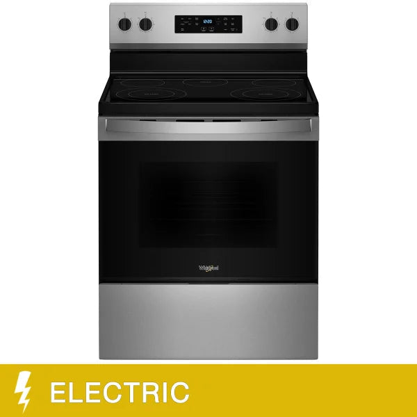 Whirlpool 30 in 5.3 cu ft. Electric 5 Element Range with Dual Radiant Elements N0