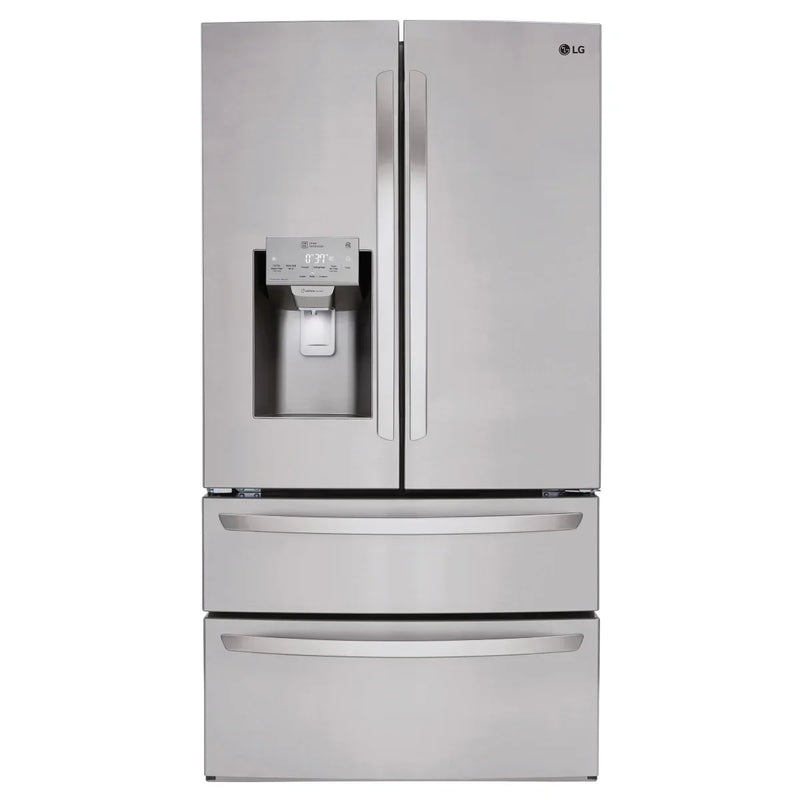 Whirlpool 36 in. 31 cu ft. Stainless Steel French Door Refrigerator with Ice Maker U8