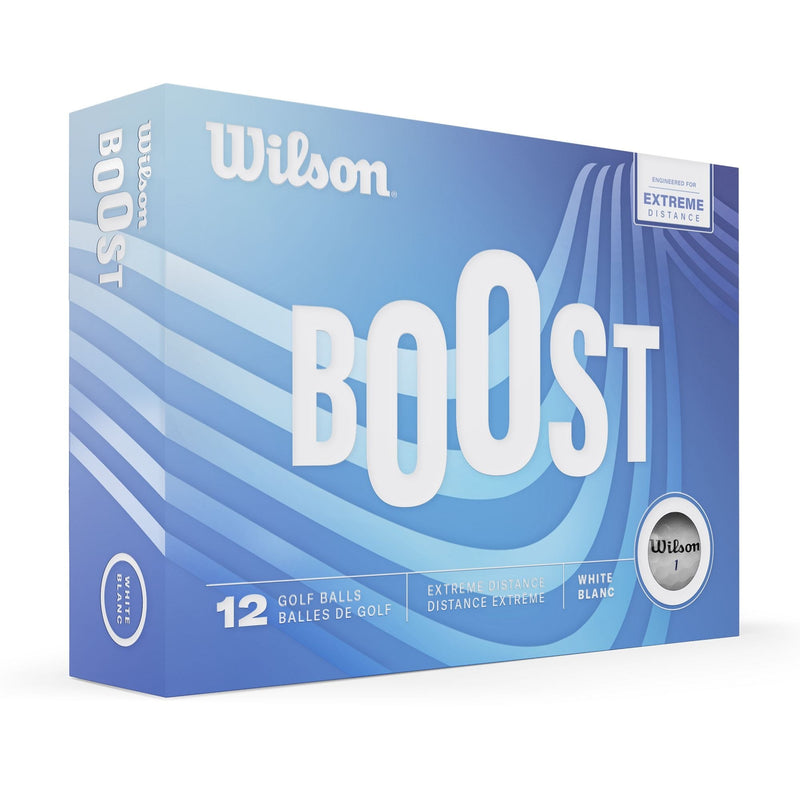 Wilson Boost Golf Ball, Extreme Distance, 12-pk, White K6