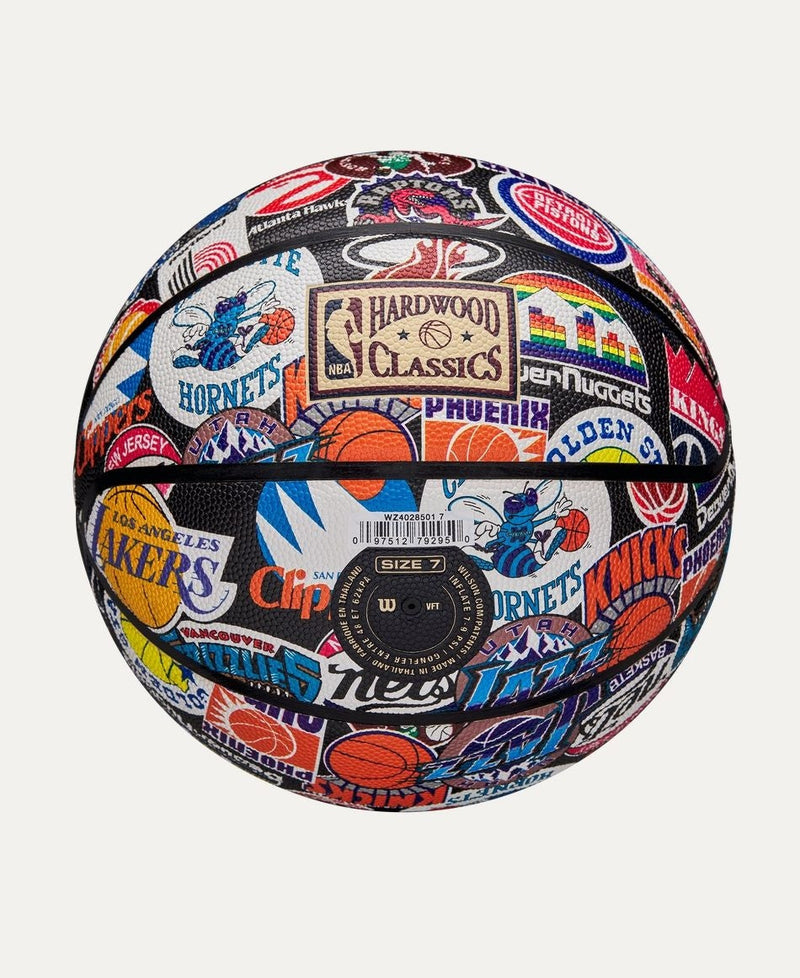 Wilson NBA All Team Retro Classic Composite Leather Basketball, Official Size I6