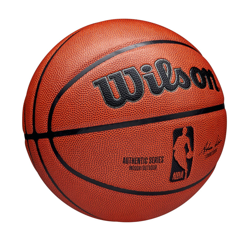 Wilson NBA Authentic Indoor/Outdoor Basketball, Official Size, Brown R2