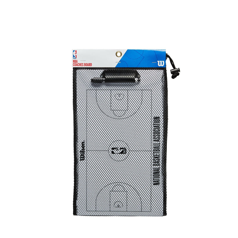 Wilson NBA Coaches Dry Wipe Erase Board, Plastic, White H4