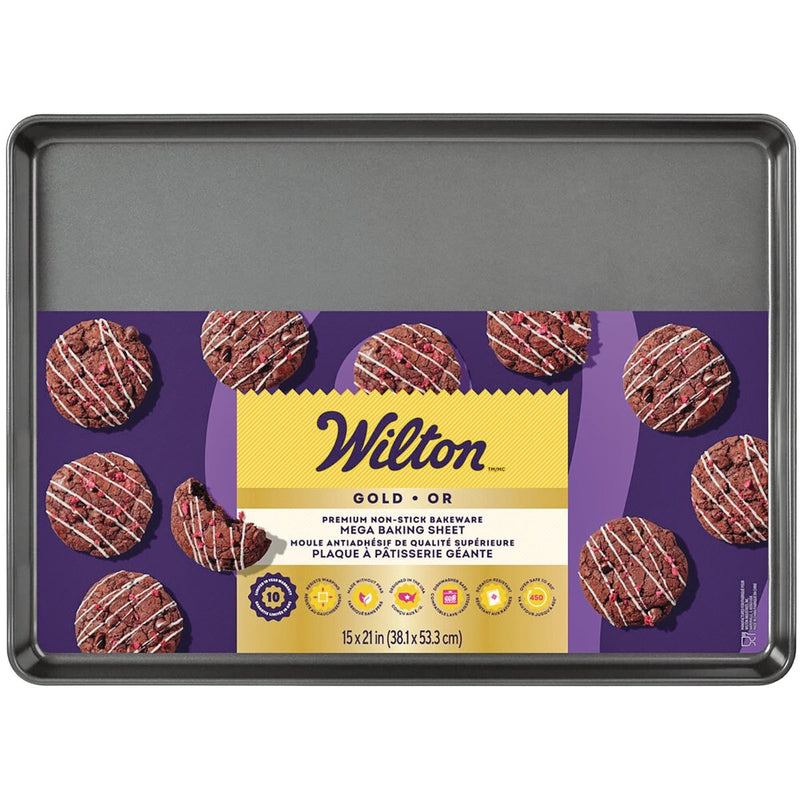 Wilton Gold Premium Non-Stick Bakeware Extra-Large Baking Sheet R9