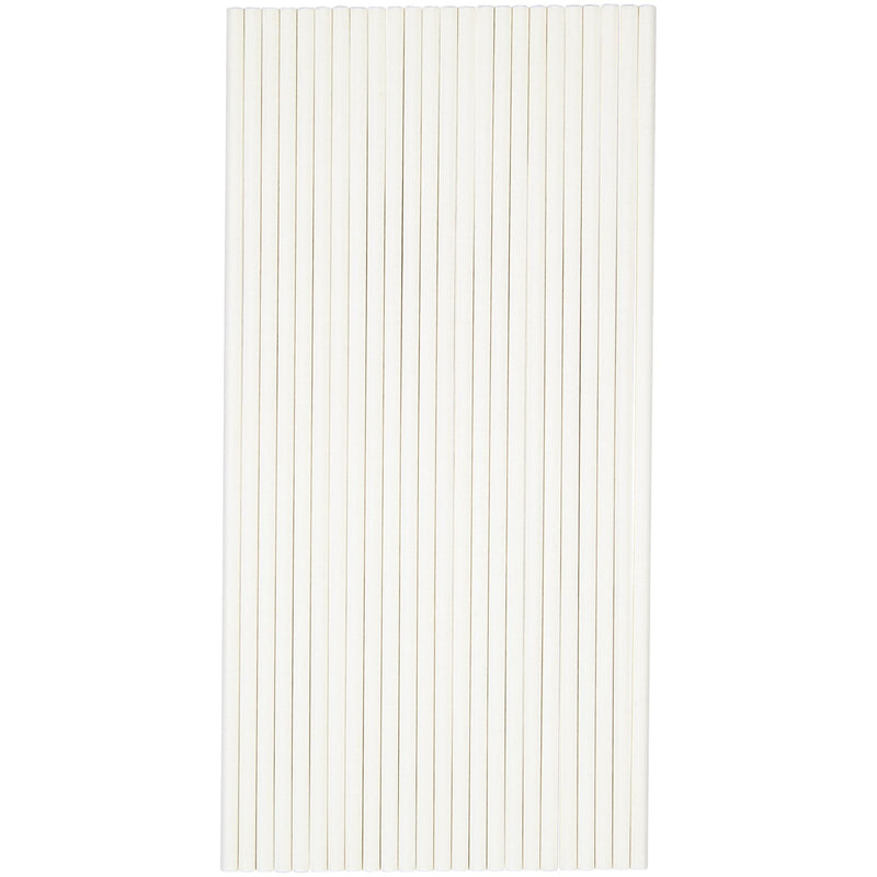Wilton Lollipop & Cake Pop Stick, White, 8-in, 25-pk, for Baking/Cake Decoration J1