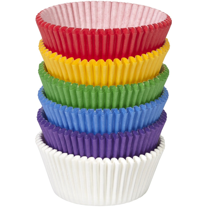 Wilton Paper Baking Cups, Rainbow, 2-in, 150-pk N4
