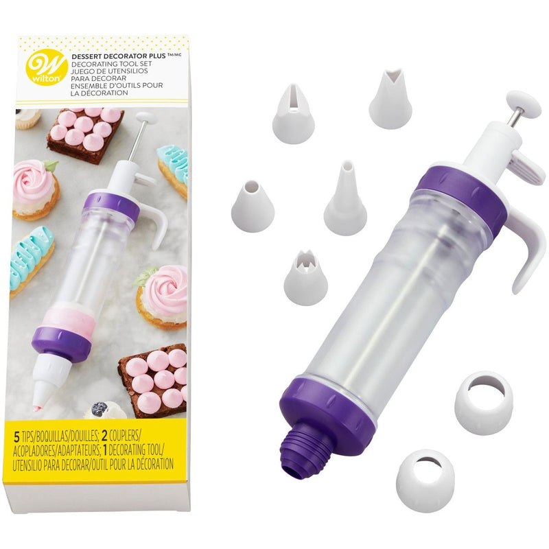 Wilton Plastic Dessert Decorator Plus Decorating Tool Set, 8-pc C8