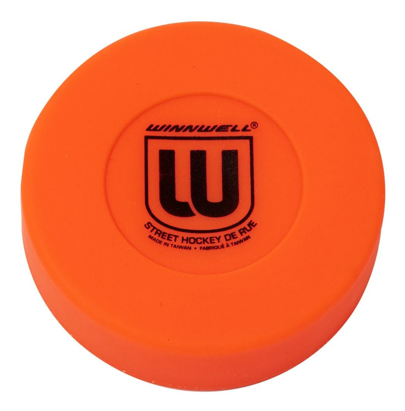 Winnwell Street Hockey Medium Puck, Orange, 75mm, 50g G8