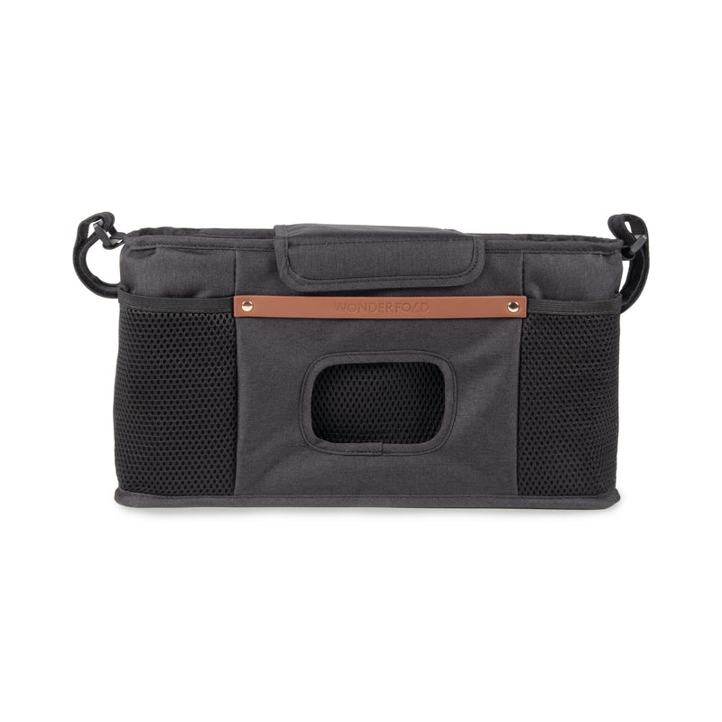 WonderFold Parent Console with 2 Insulated Cupholders, Black Z3