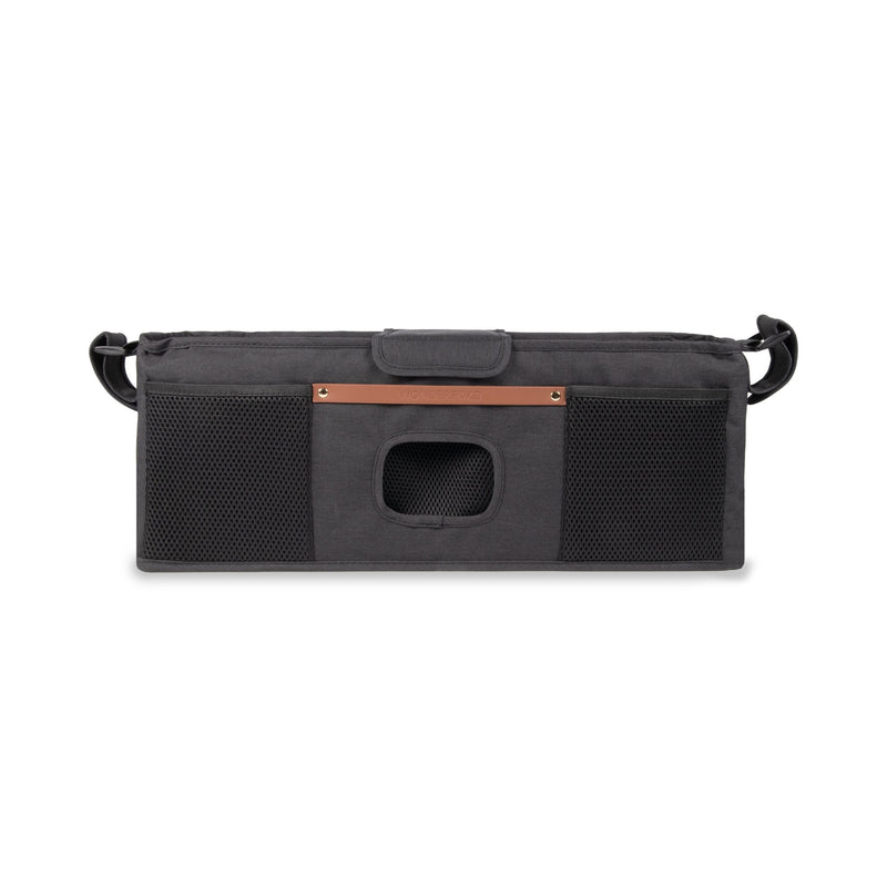 WonderFold Parent Console with 4 Insulated Cupholders, Black Z2