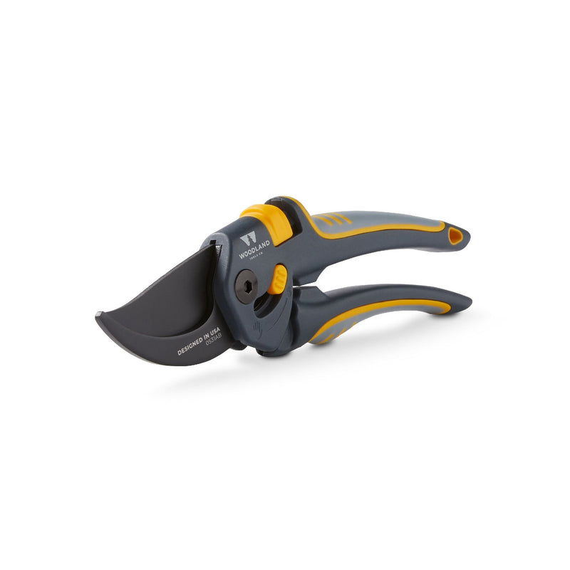 Woodland Tools Super Duty Adjustable MaxForce Bypass Pruner, Ergonomic Grip F3