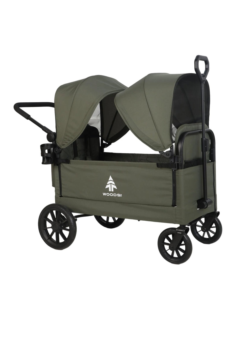 Woods Adjustable Stroller Wagon, Green Q0