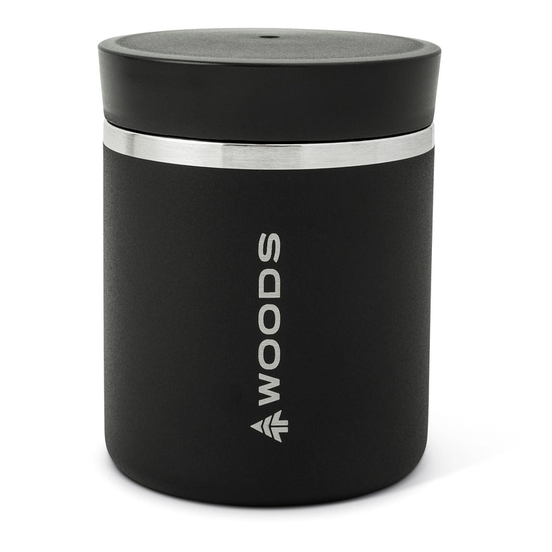 Woods Double Wall Insulated Stainless Steel Portable Reusable Food Jar, BPA-Free, 16-oz C6