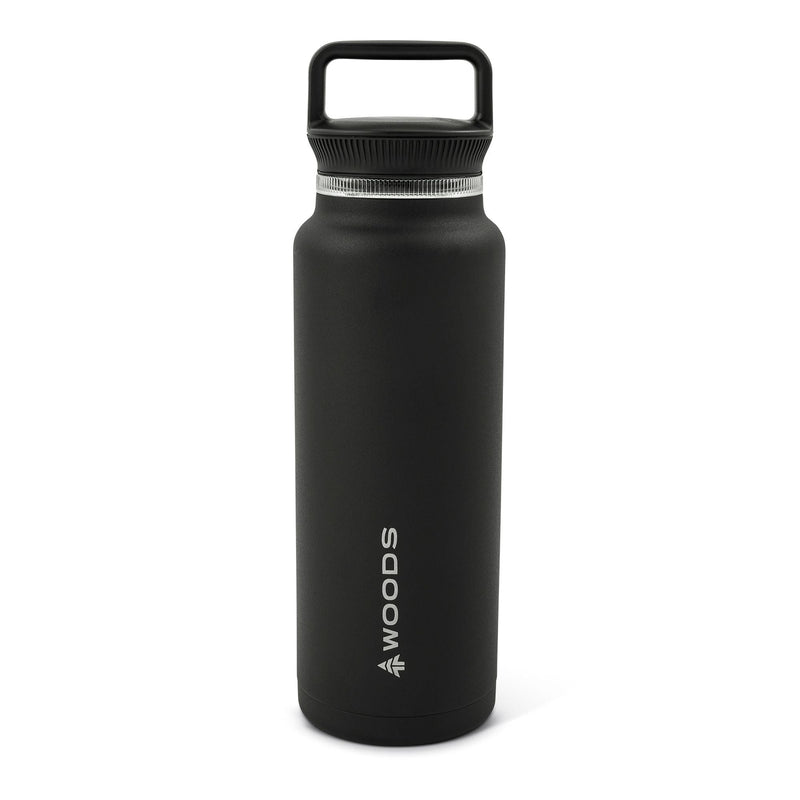 Woods Double Wall Insulated Stainless Steel Portable Reusable Water Bottle with Top Handle, BPA-Free, 50-oz X7
