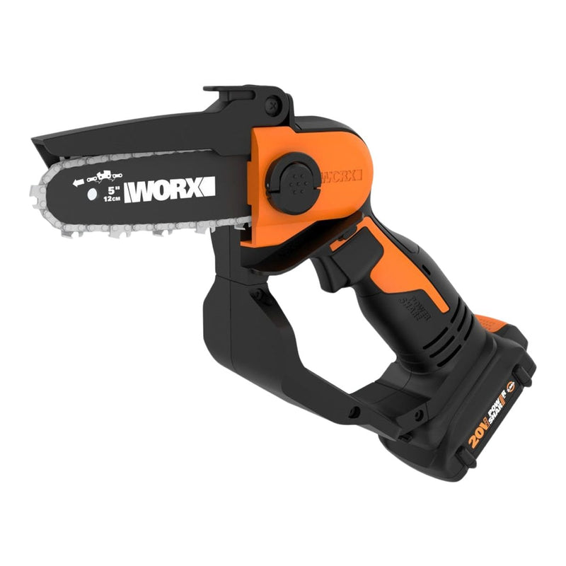 WORX WG324 20V Power Share Cordless Pruningsaw, Battery & Charger Included, 5-in E1