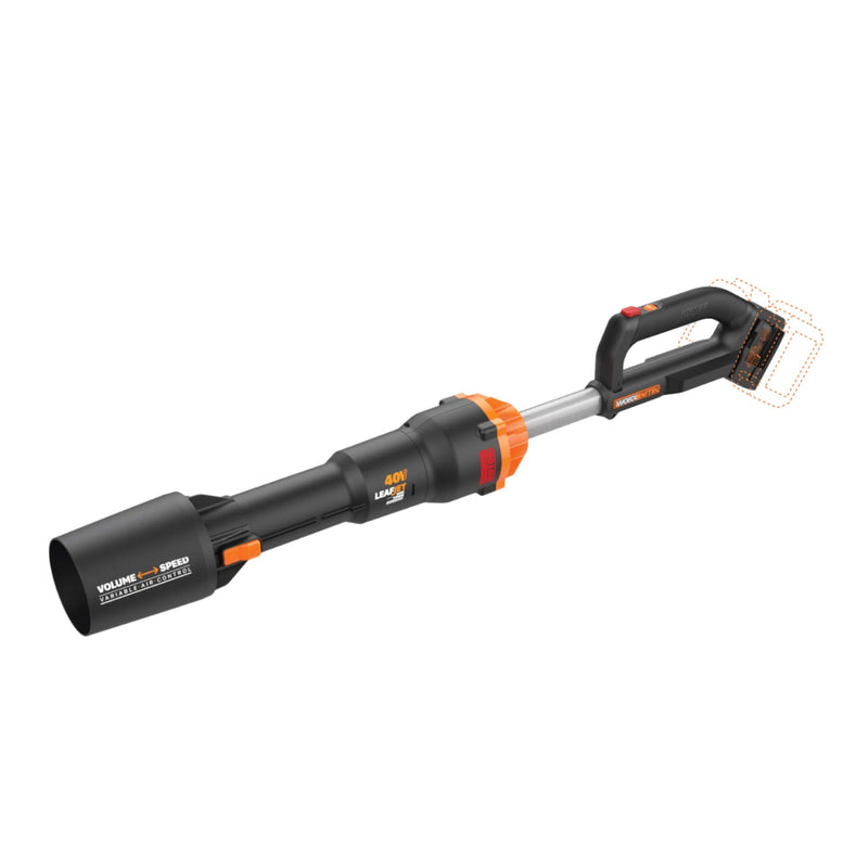 WORX WG585.9 Nitro 40V Power Share LeafJet Cordless, Brushless Leaf Blower, Tool Only Y0