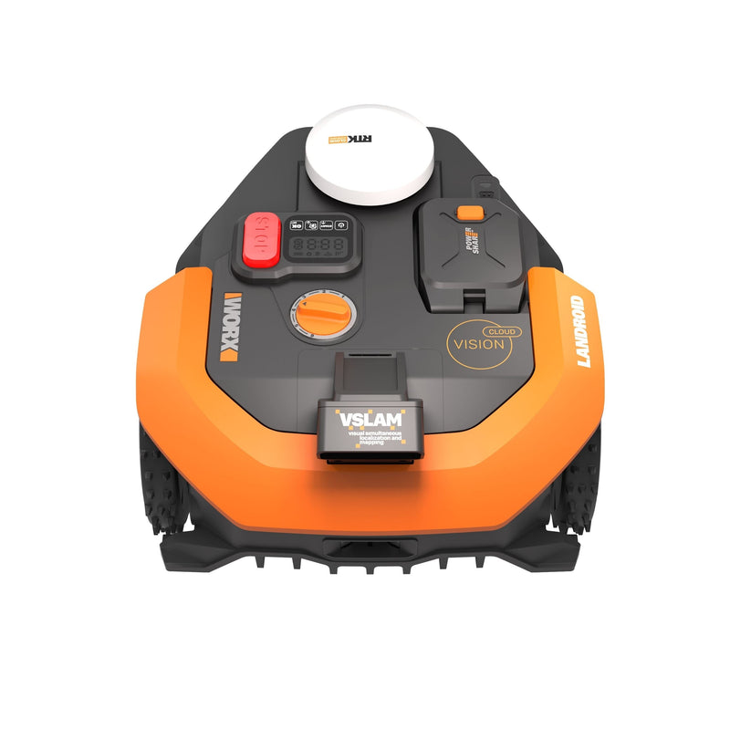 Worx WR310 Landroid Vision Cloud Robotic Mower, 1/4 Acre K9