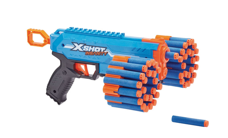 X-Shot Insanity S1 Maniac Dart Pistol with Accessories, 36-Darts, Ages 8+ B4