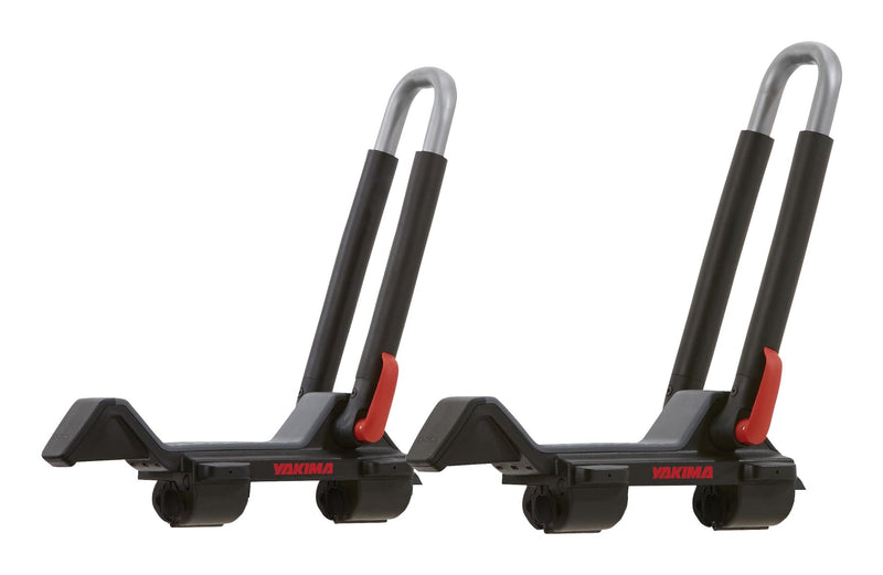 Yakima JayLow J-Cradle Roof Top Mount Kayak Rack with Tie-Downs, 2-pc F5