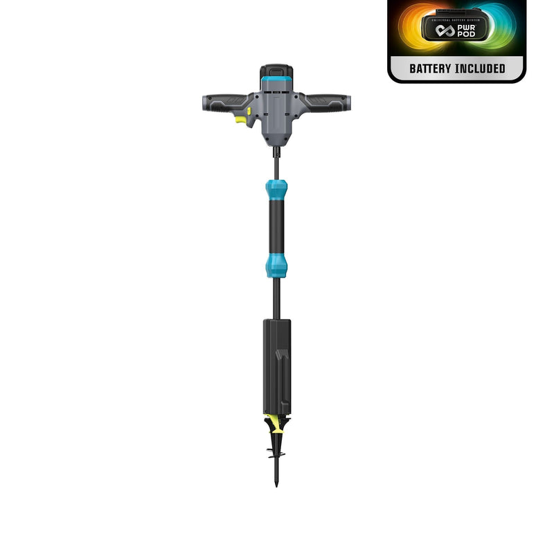 Yardworks 20V Cordless Lawn Weeder, with PWR POD 2.0Ah Battery and Charger H6