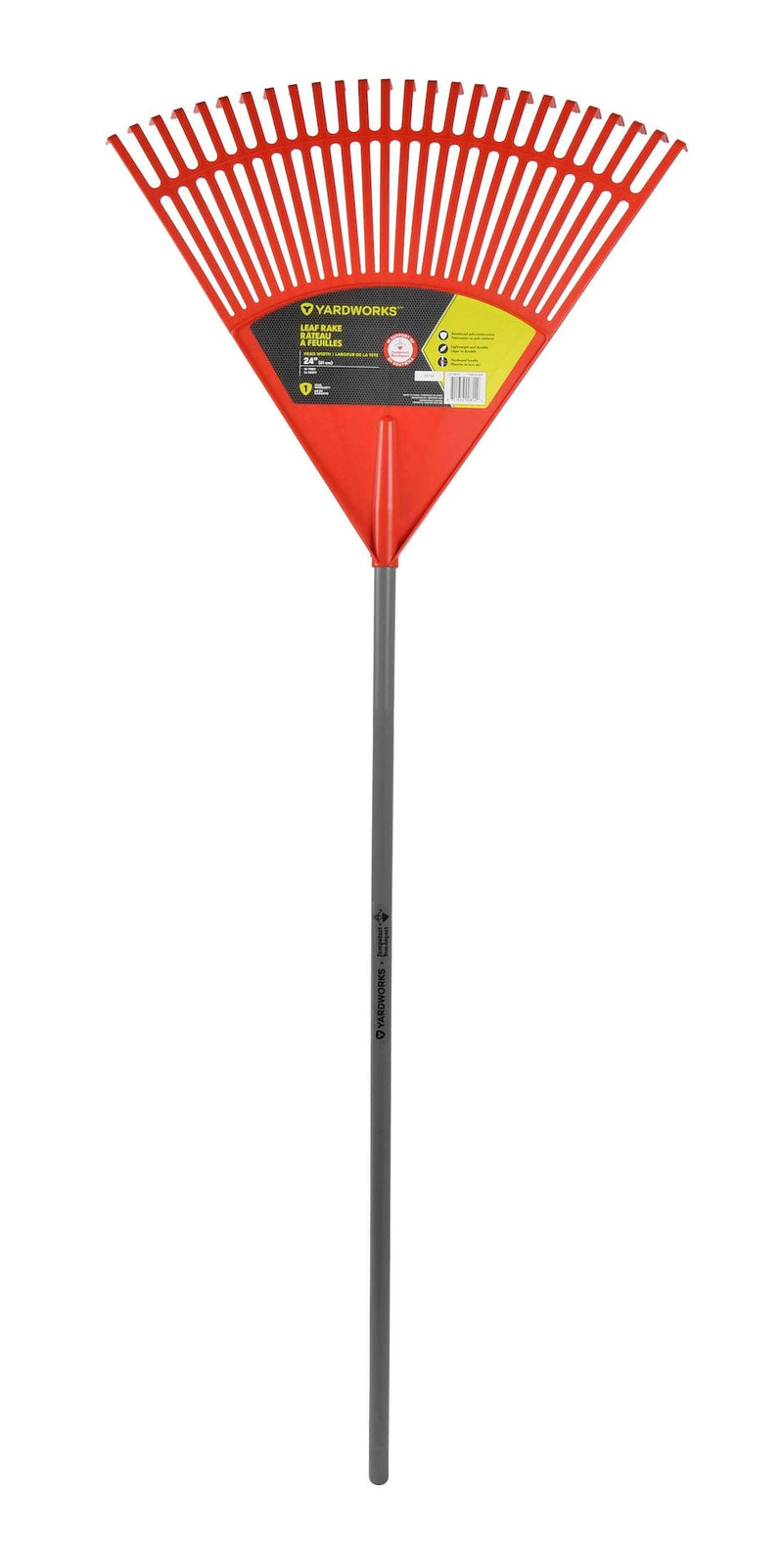 Yardworks Jumpstart Rake, Lightweight, 24-in S1