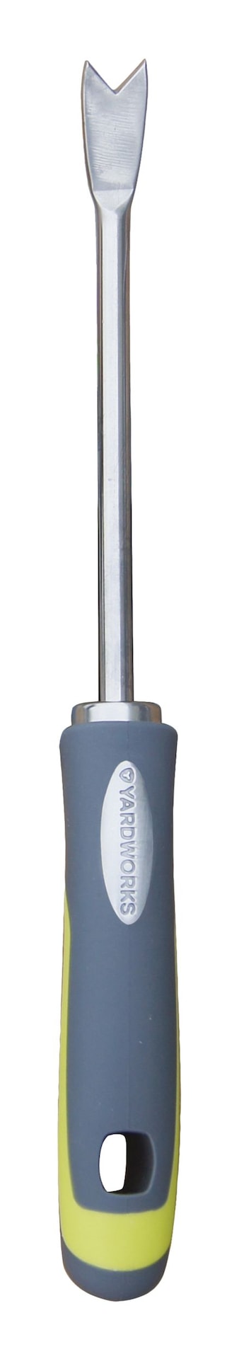Yardworks Stainless-Steel Hand Weeder with Rubber Handle N4