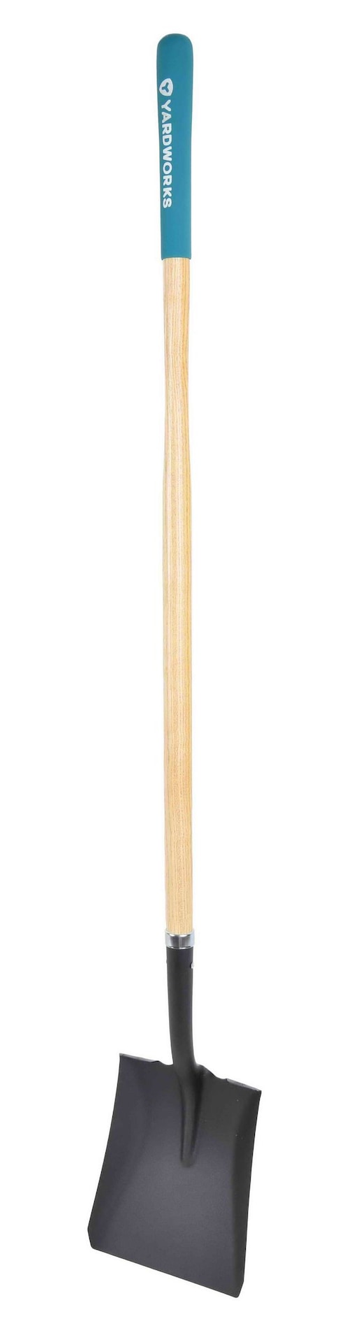 Yardworks Steel Square-Point Long-Handle Spade Shovel, 60-in Wooden Shaft Q1