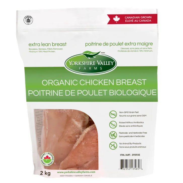 Yorkshire Valley Farms Organic Boneless Skinless Chicken Breasts, 5 2 kg Z3
