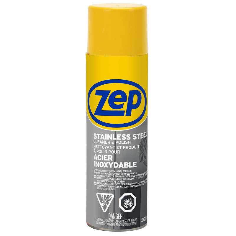 Zep Stainless Steel Cleaner and Polish Spray, 414-mL C0