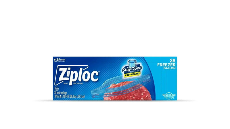 Ziploc Large Freezer Bags Value Pack, 3.7-L, 32-pk U9