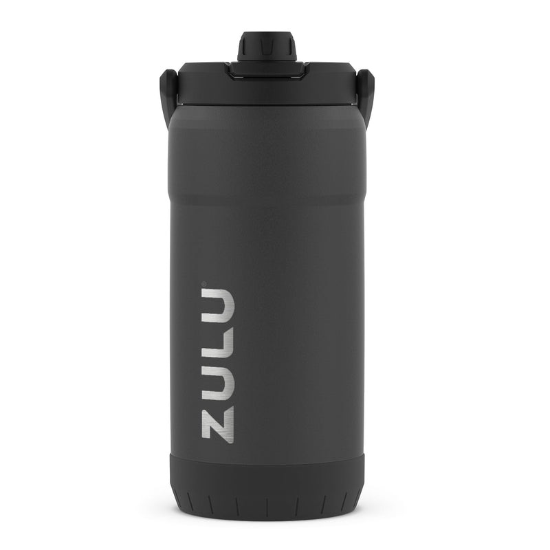 Zulu Mammoth Vacuum Insulated Stainless Steel Water Jug, 101-oz, Black, with Leakproof Lid K2