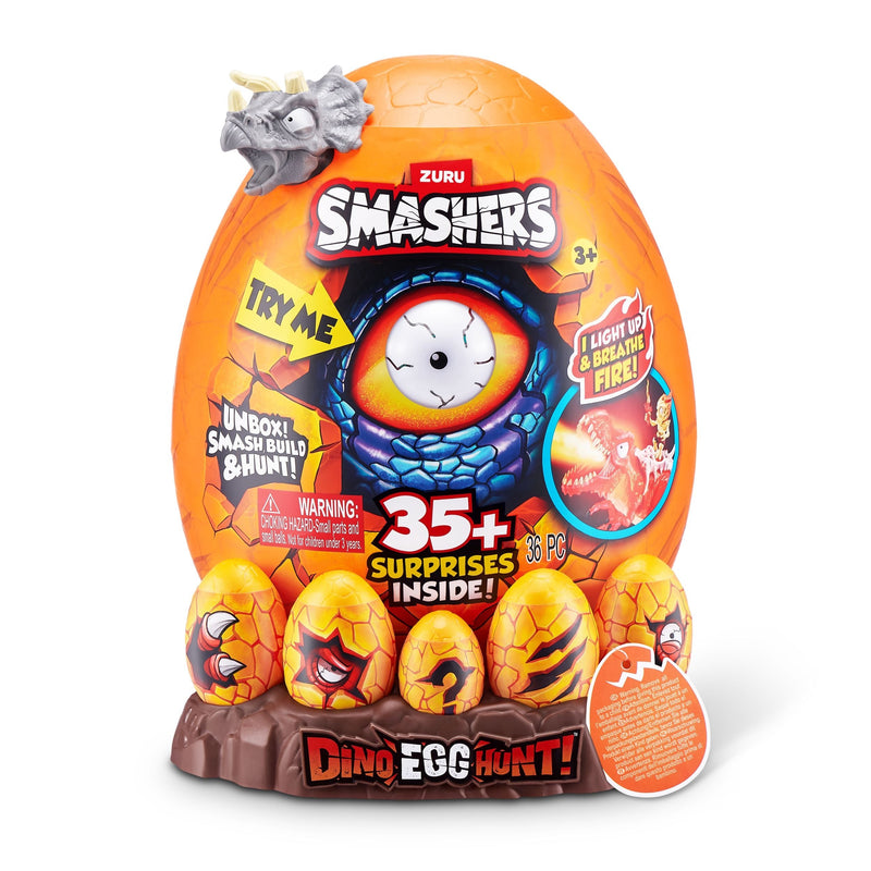 Zuru Smashers Dino Egg Hunt Mystery Playset Capsule for Ages 3+, Assorted Figures V6