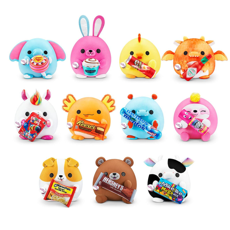 ZURU Snackles Collectible Plush Toy, Medium, 14-in, Assorted N2