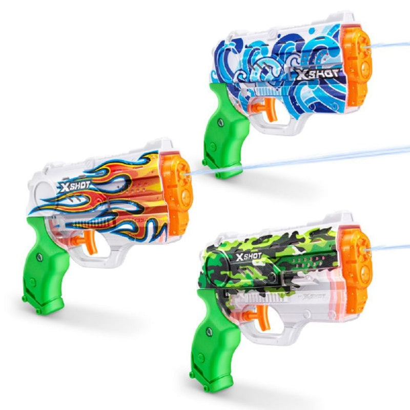 Zuru X-Shot SKINS Fast Fill Nano Water Blaster, Kids' Outdoor Summer Water Toy, 3.3-oz X5