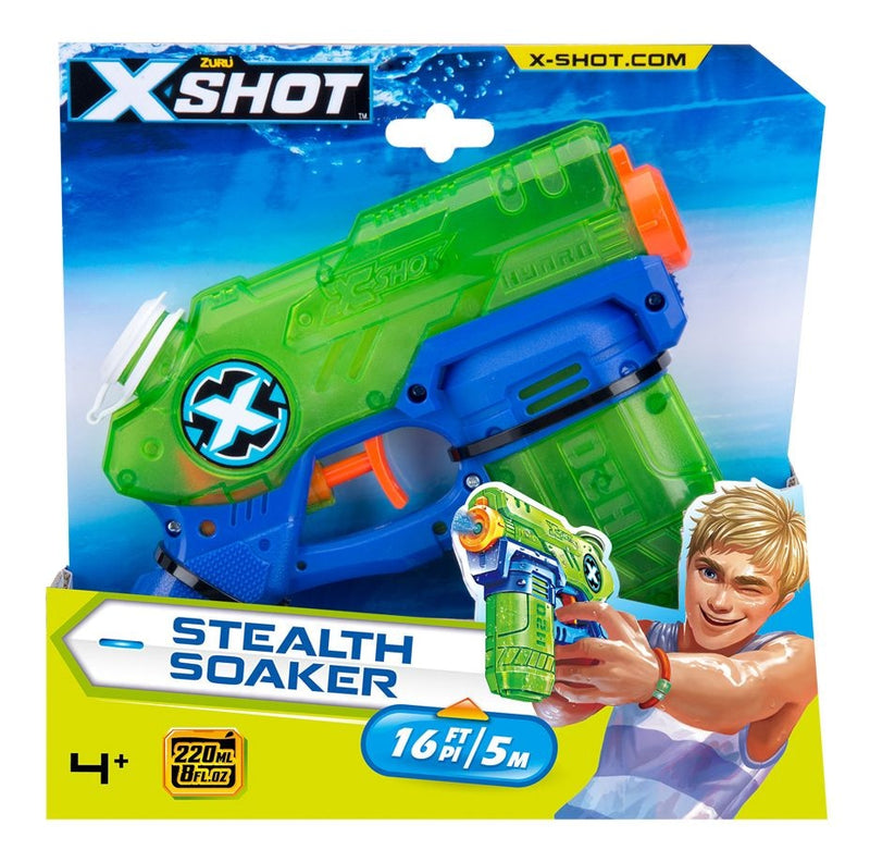 ZURU X-Shot Stealth Soaker Water Blaster, Kids' Outdoor Summer Water Toy, Age 4+ B8